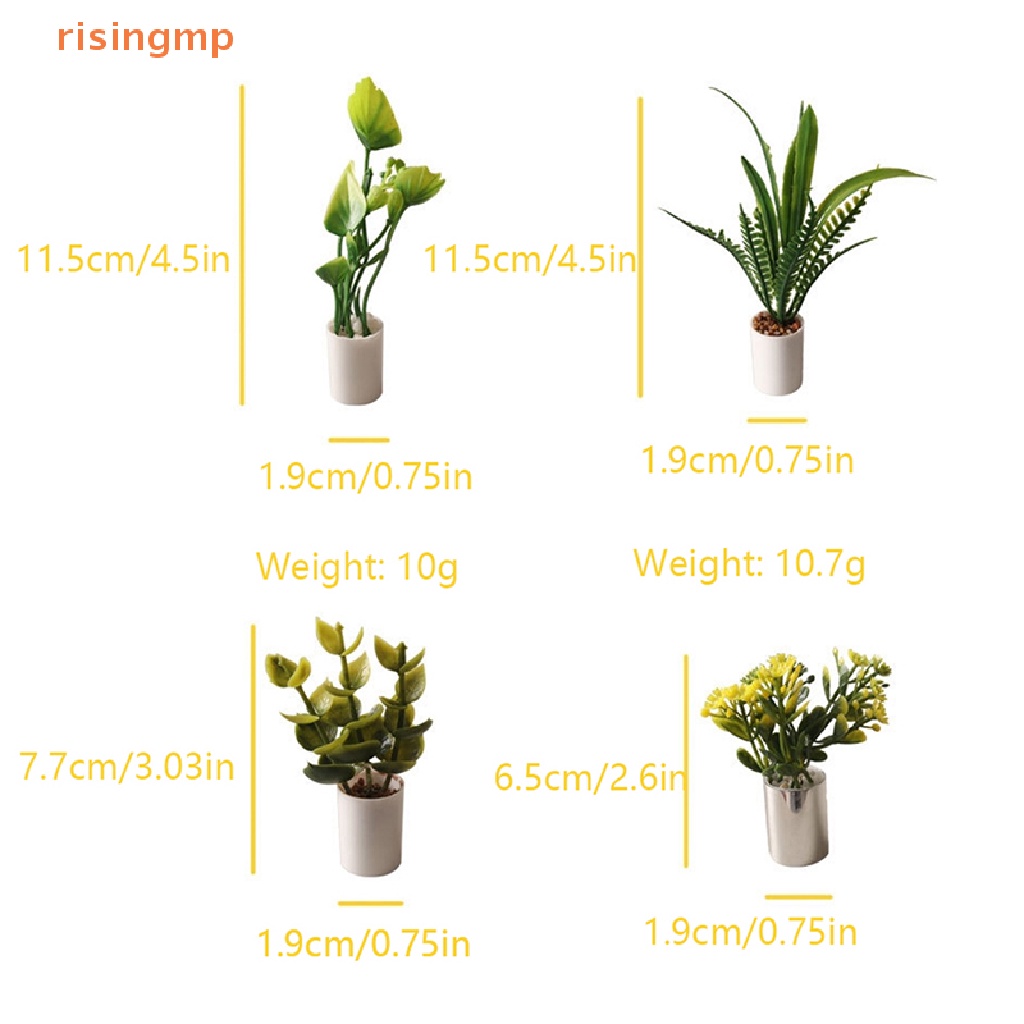 Mô Hình Chậu Hoa Trang Trí Nhà Búp Bê Tỉ Lệ 1: 12