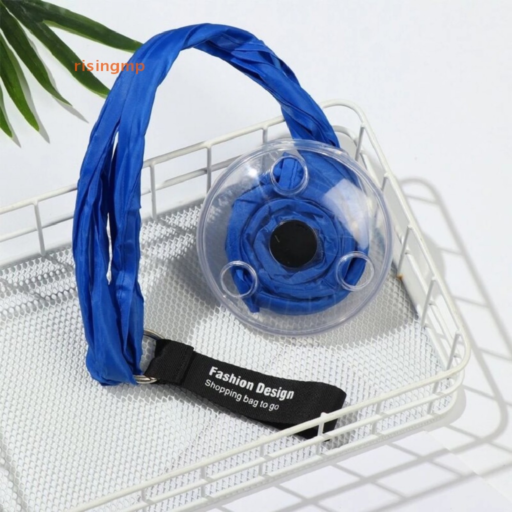 [risingmp] Túi Đựng Đĩa Mua Sắm Mini Sức Chứa Lớn Có Thể Gập Lại