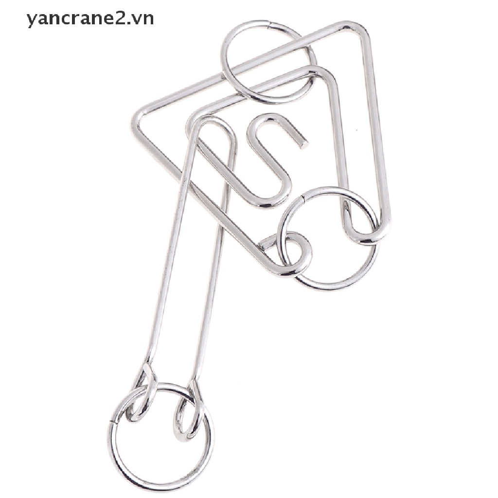 Đồ Chơi Dây Kim Loại Xếp Hình Phát Triển Trí Não {YAN2} Cổ Điển {yancrane2.vn} Cho Trẻ Em Và Người Lớn