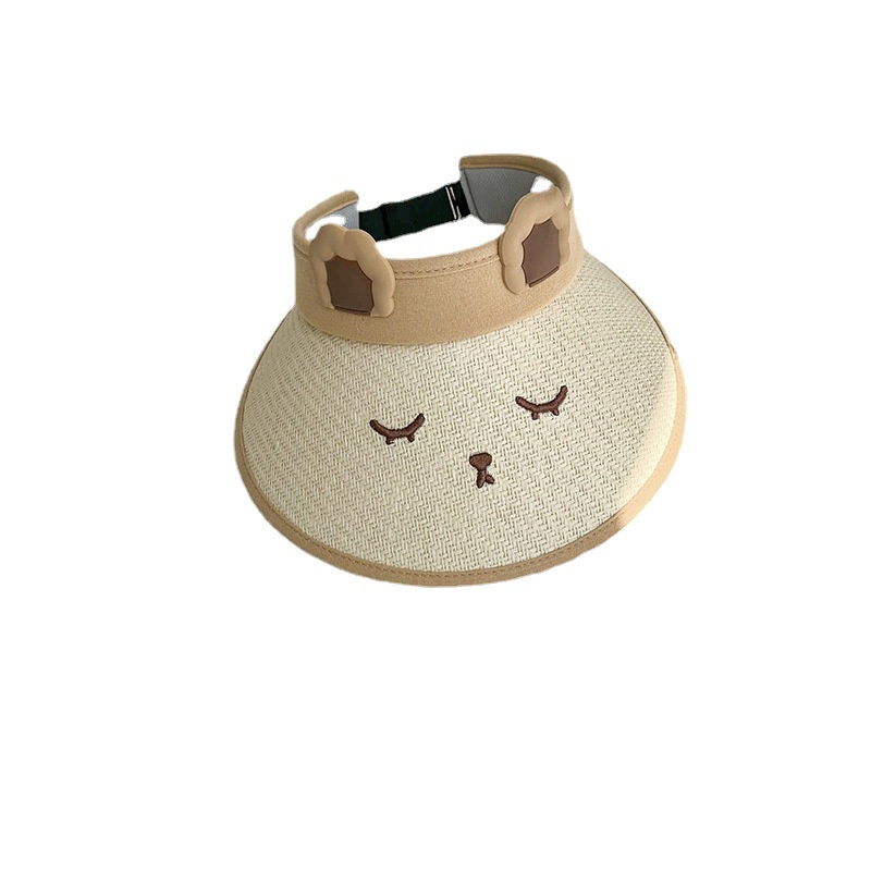 Mũ Rơm Chống Nắng Mùa Hè Hở Chóp Phong Cách Hàn Quốc Cho Bé Trai Và Bé Gái