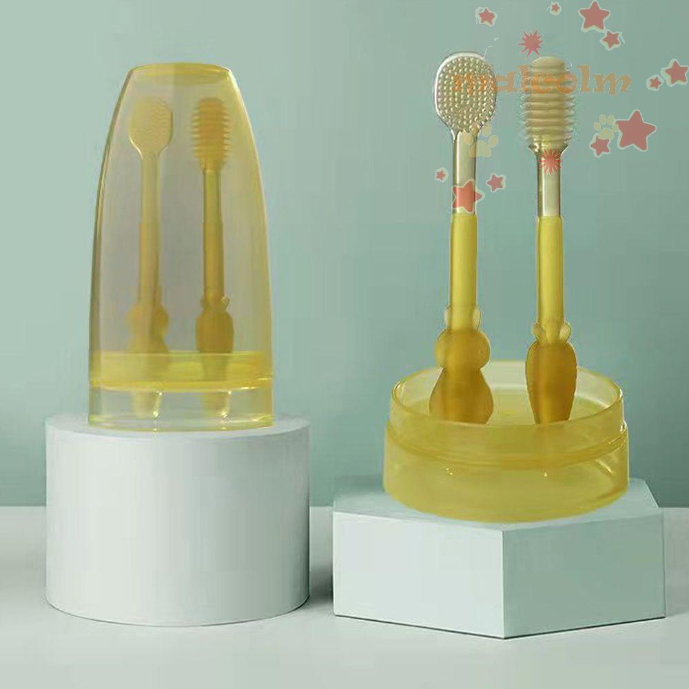 Bàn Chải Đánh Răng Cầm Tay Bằng Silicon Hình Thỏ Cà Rốt Dễ Thương Chống Bụi Chăm Sóc R