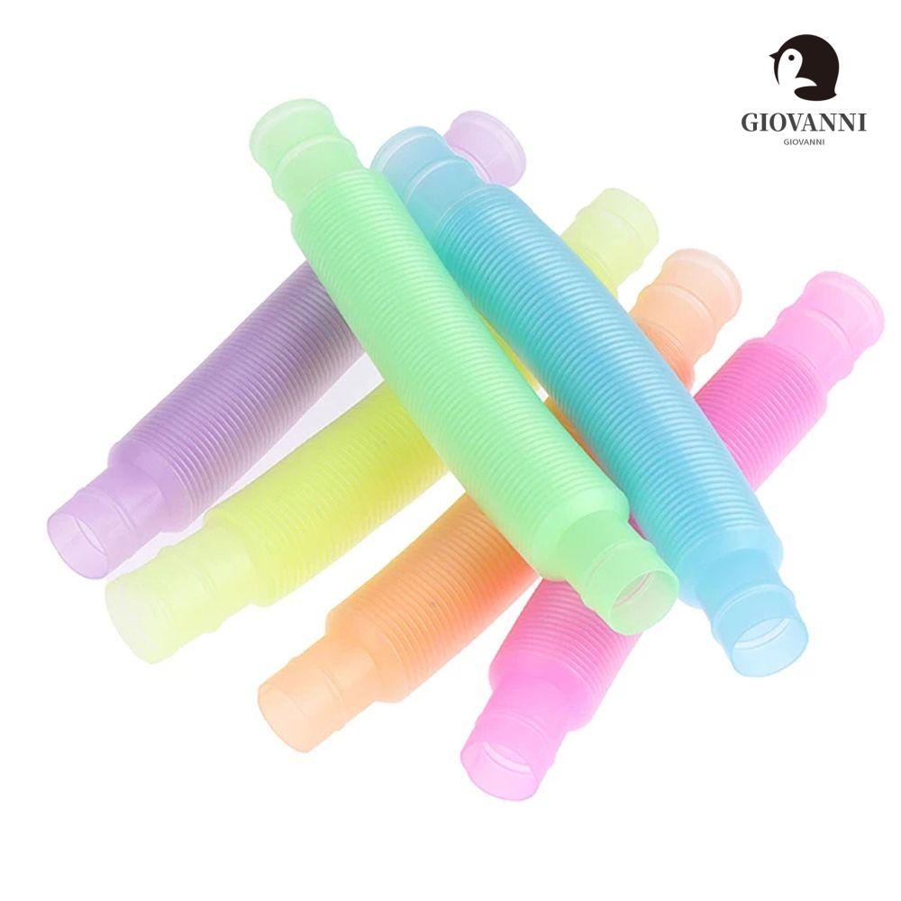 Đồ Chơi Nắn Bóp Giảm Căng Thẳng Hình Ống Nước Dạ Quang