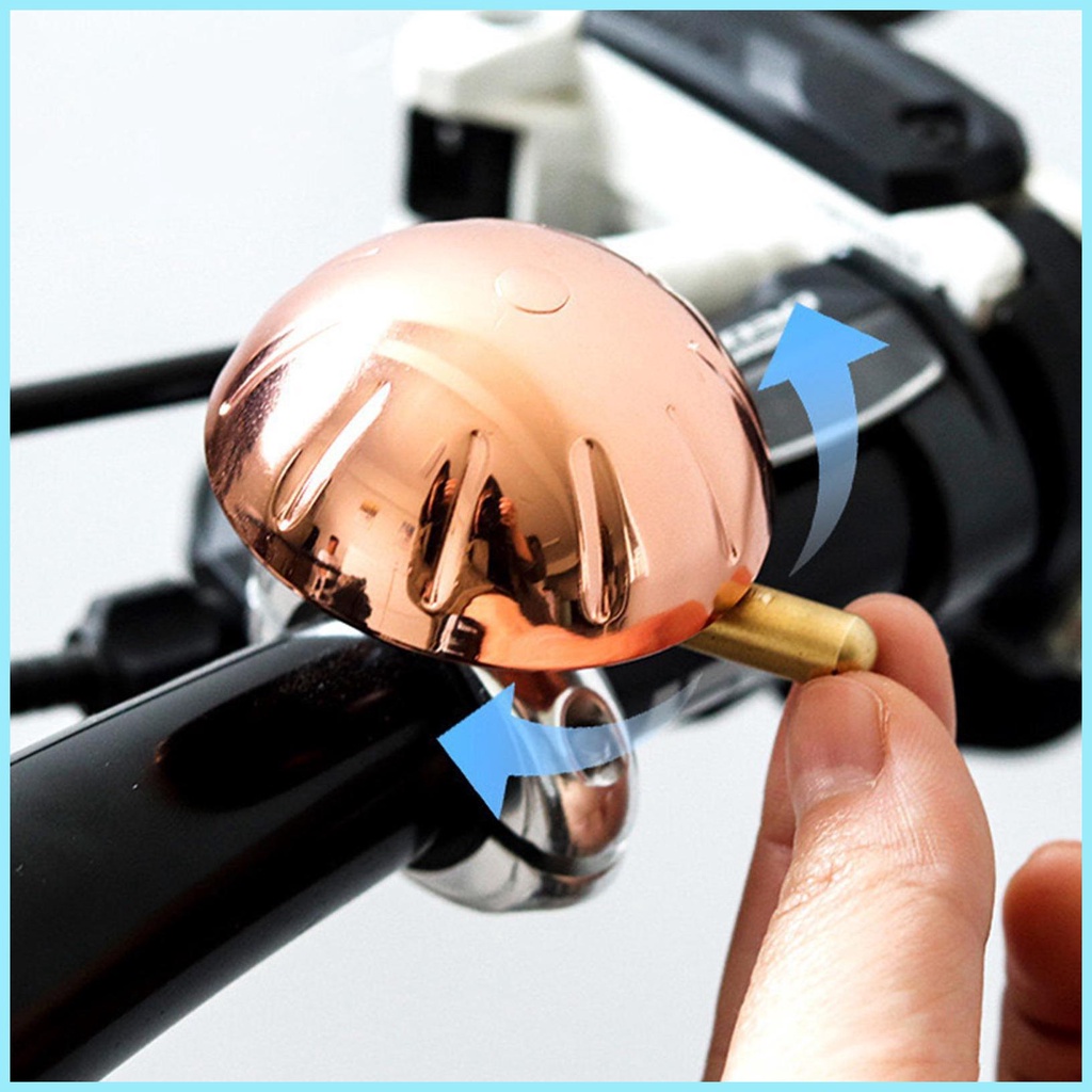 Chuông Xe Đạp Leo Núi Bằng Đồng Nguyên Chất 75dB Âm Thanh Lớn Có Thể Điều Chỉnh Xoay 360 Độ