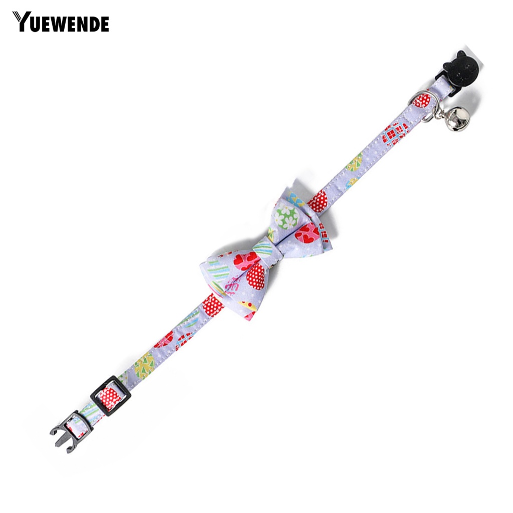 Vòng Cổ Gắn Nơ Mềm Mại Thời Trang Dành Cho Mèo Cưng