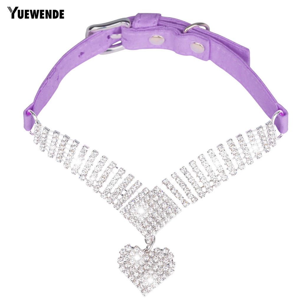 Vòng Cổ YE.B Đính Đá Thời Trang Mùa Xuân Xinh Xắn Cho Thú Cưng