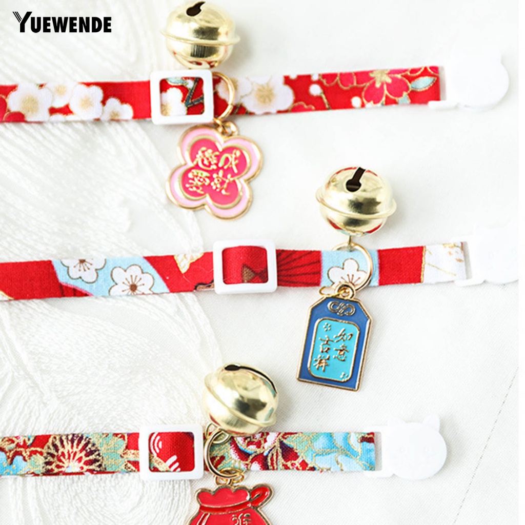 Vòng Cổ Polyester Có Chuông Màu Sắc Tươi Sáng Dành Cho Thú Cưng
