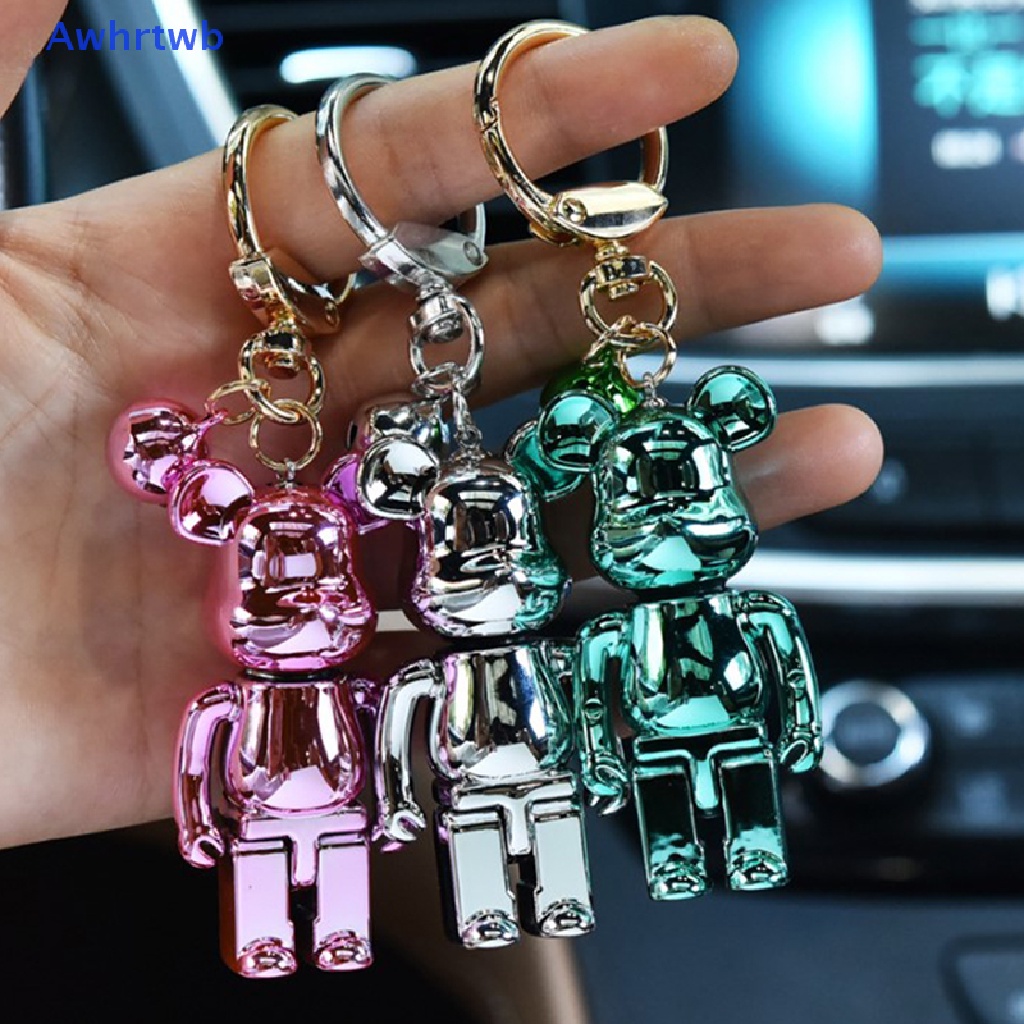 Móc Chìa Khóa Hình Gấu Bông Nhiều Màu Sắc Dễ Thương Mới