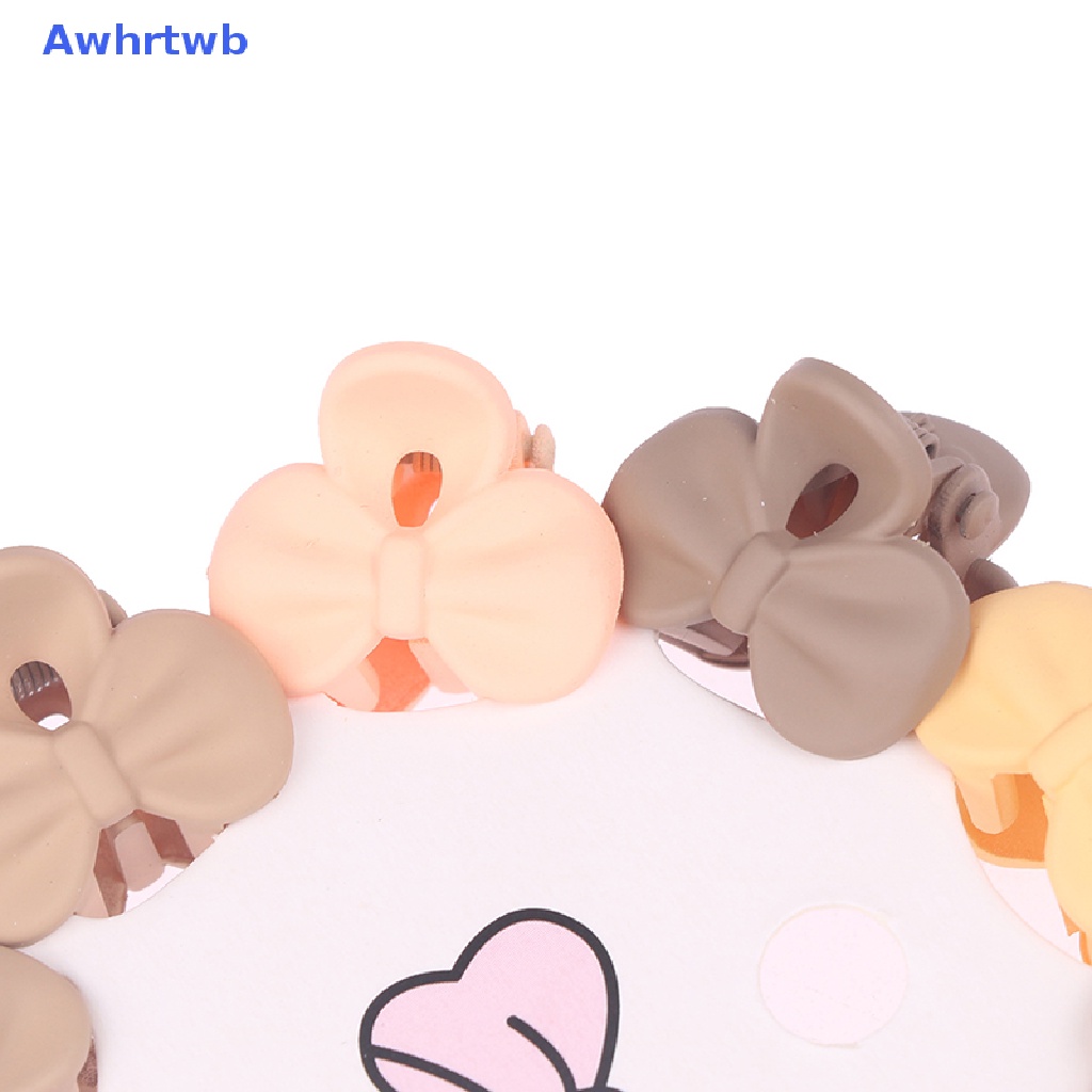 Set 10 Kẹp Tóc Càng Cua Nhỏ Hình Ngôi Sao / Bướm Màu Kẹo Ngọt Dễ Thương Cho Bé Gái Mới