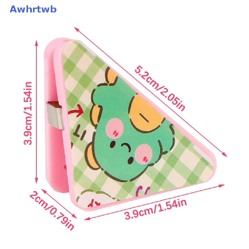 Set 5 Kẹp Giấy Đánh Dấu Trang Sách Họa Tiết Hoạt Hình Nhiều Màu Sắc Mới