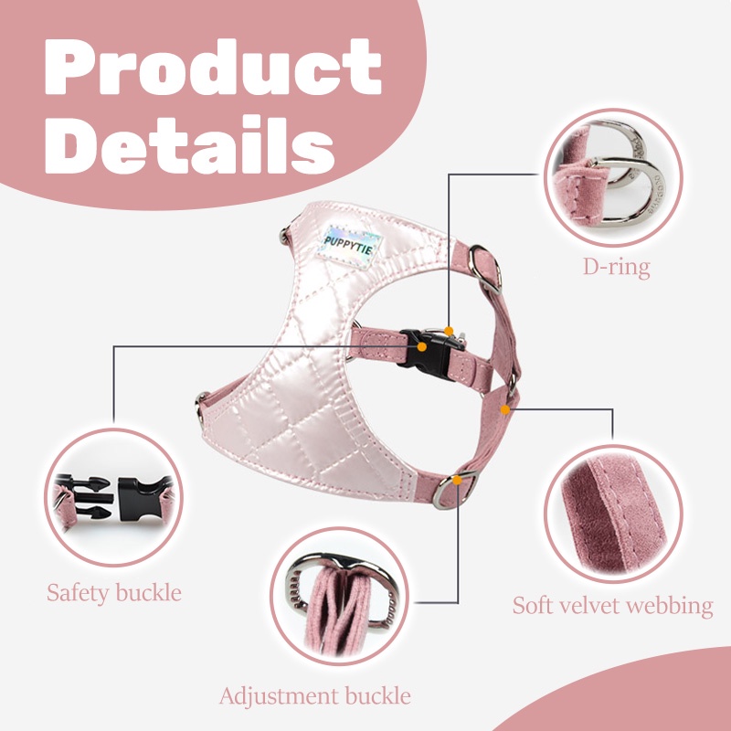 HamshMoc Dây Dắt Thú Cưng Đi Dạo Mềm Mại Bền Bỉ Đa Năng Có Thể Điều Chỉnh Được