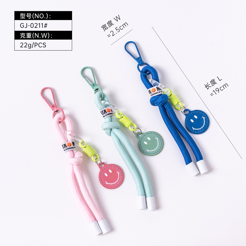 Móc Khóa Ngắn Bện Dây Co Giãn Cá Tính Trang Trí Túi Xách / Balo