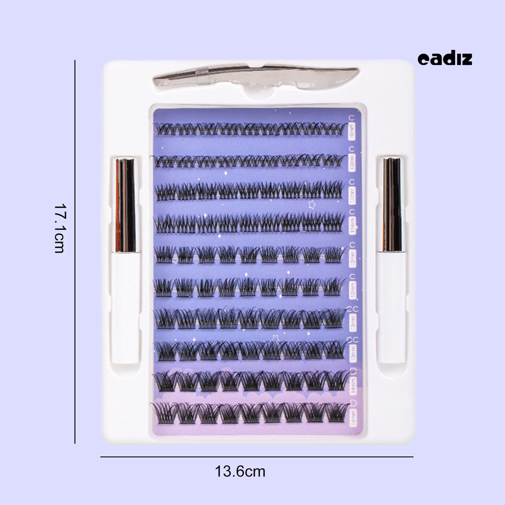 1 Bộ Lông Mi Giả Hiệu Ứng 3D Mềm Mại Trang Trí Hình Đuôi Cá Cho Nữ