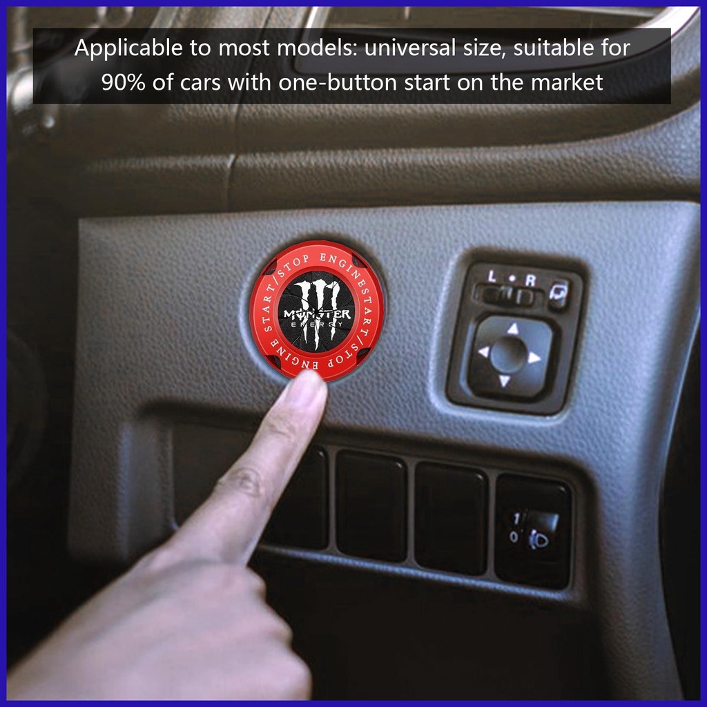 Vỏ Bảo Vệ Nút Khởi Động Xe Hơi / Xe Máy Xoay Được Trang Trí Nội Thất