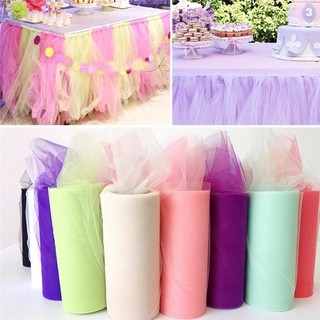 Cuộn vải tuyn 25yards dùng may váy tutu / trang trí tiệc sinh nhật / đám cưới diy