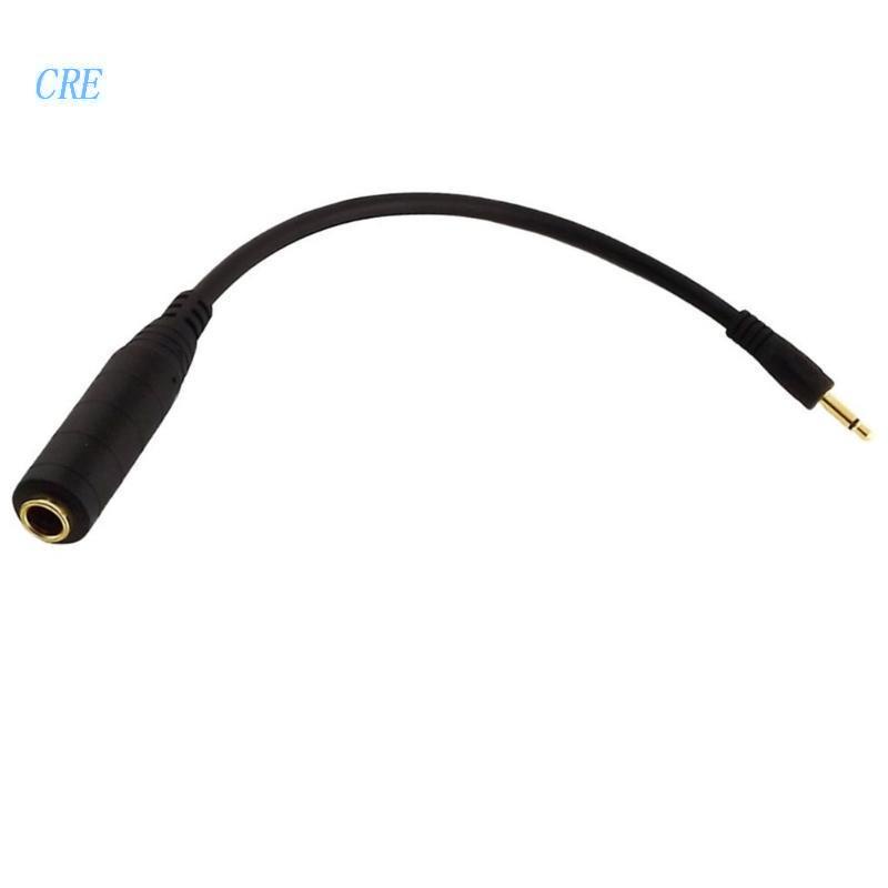 Dây Cáp Nối Dài Chuyển Đổi Cổng 6.35mm Sang Cổng 3.5mm Mono / Stereo 1 / 4inch Cái Sang 1 / 8inch Đực Cho Đàn Guitar