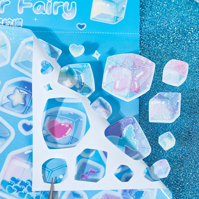 1 Sticker Dán Trang Trí Hình Viên Băng