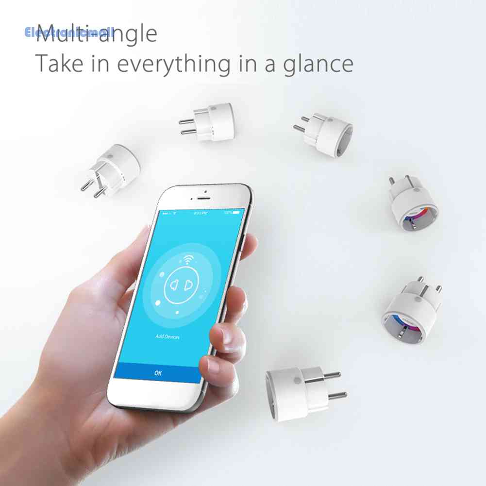 Ổ Cắm Điện Thông Minh Kết Nối WiFi EU 16A Mall01.vn