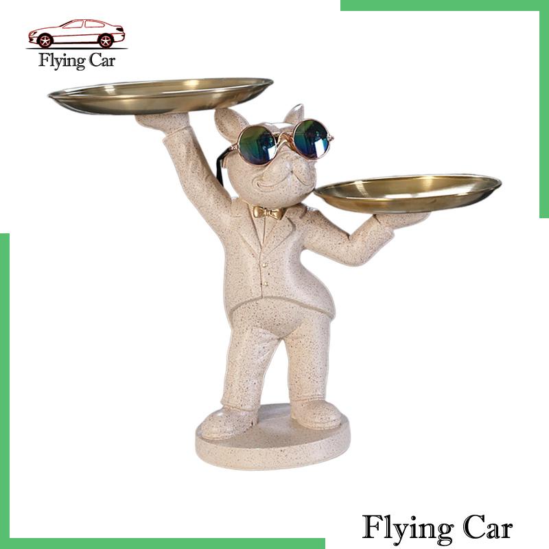 Giá Đỡ Kẹo Hình Chú Chó Bằng Nhựa Resin Để Bàn Trang Trí