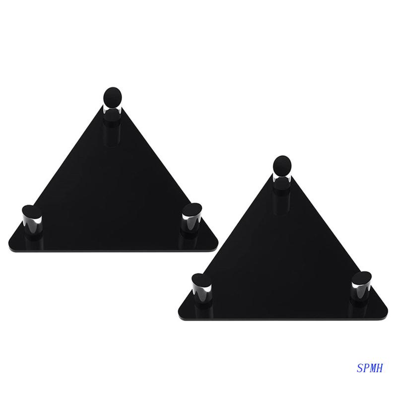 Set 2 Giá Đỡ Trưng Bày Bóng Bầu Dục Bằng Acrylic