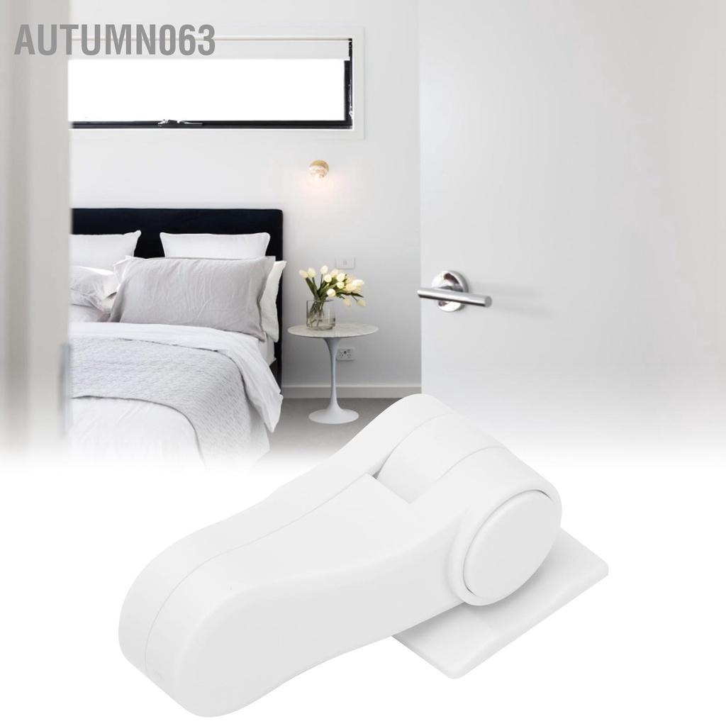 Autumn063 4 Cần Cửa Khóa ABS Trắng Tay Cầm An Toàn Cho Trẻ Em Phụ Kiện Ngăn Ngừa Mới Biết Đi Mở