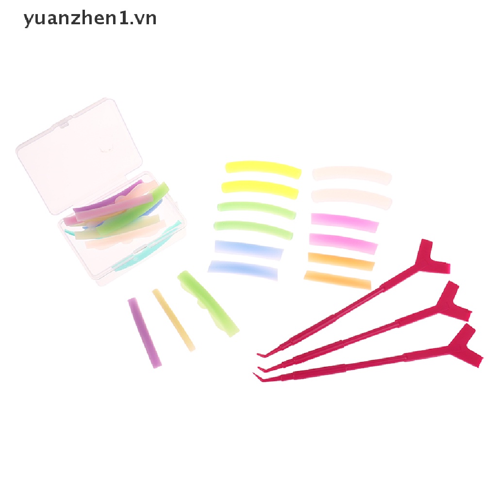 Set 14 Cặp Đệm Silicone Hỗ Trợ Uốn Cong Lông Mi Có Thể Tái Sử Dụng