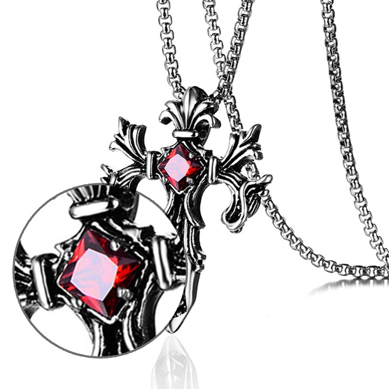 Vòng cổ Hai Lớp Mặt Hình Rồng Phong Cách Retro Thời Trang