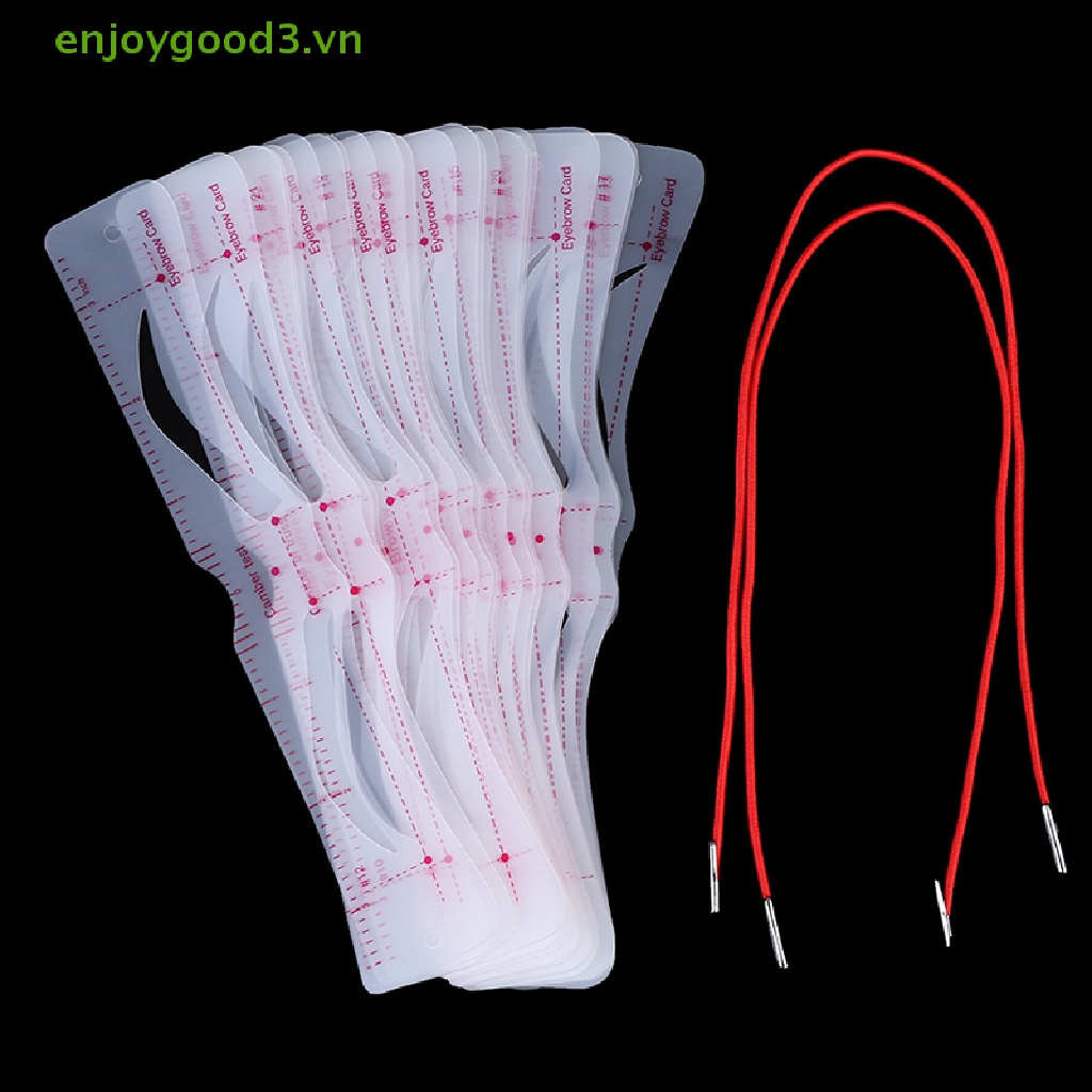 Set 24 Khuôn Thẻ Vẽ Lông Mày Vĩnh Viễn