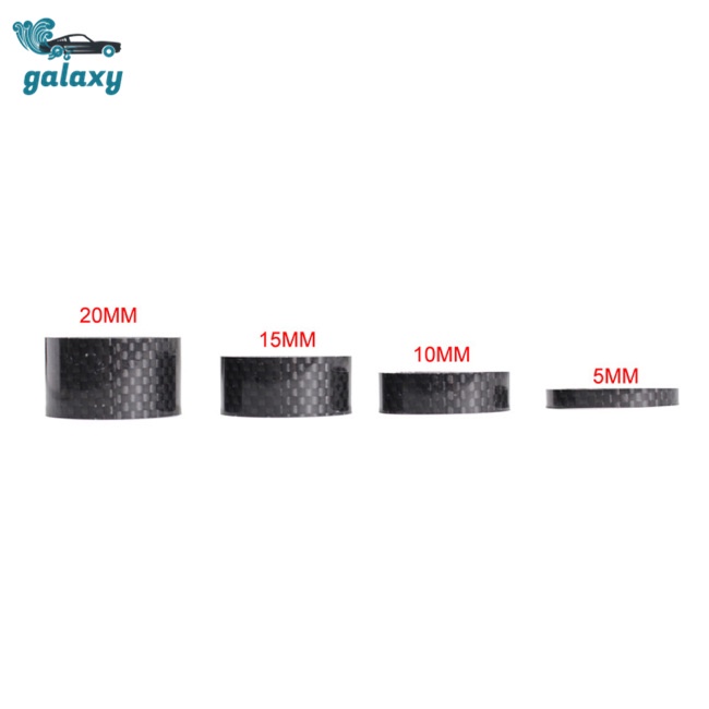Vòng Đệm Bằng Sợi Carbon Kích Thước 3mm / 5mm / 10mm / 15mm / 20mm Cho Xe Đạp Leo Núi