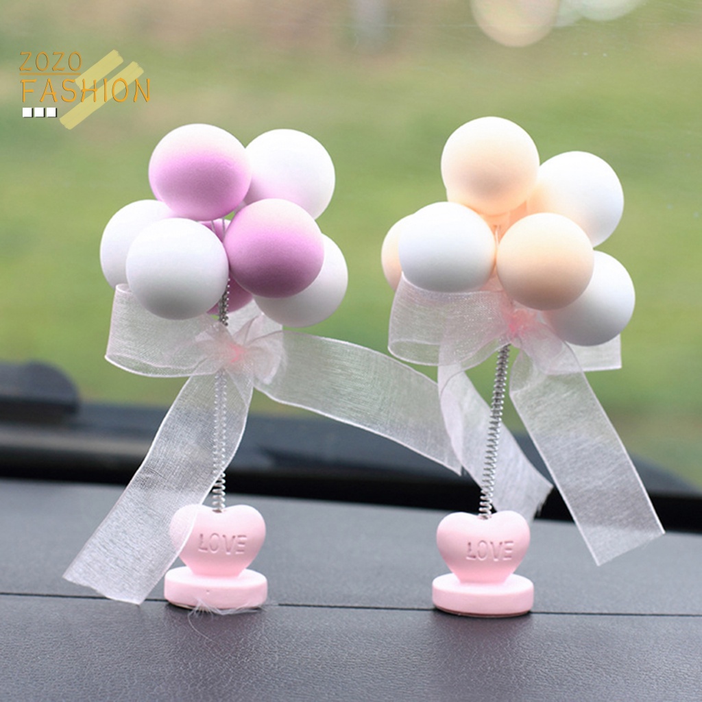 Bong Bóng Nhiều Màu Trang Trí Bảng Điều Khiển Xe Hơi