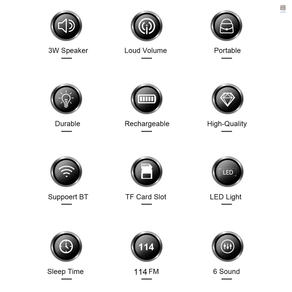 Radio Kỹ Thuật Số HRD-700 AM FM / SW / MW / WB / WB Có Thể Sạc Lại Kèm Ăng Ten Kim Loại Có Thể Thu Gọn Hỗ Trợ Thẻ TF