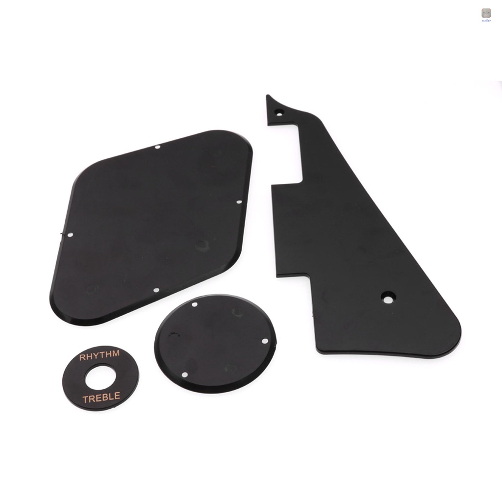 Bộ 4 Miếng Bảo Vệ Miếng Gảy Đàn Guitar Điện LP Bằng Nhựa Chống Trầy Trước Và Sau