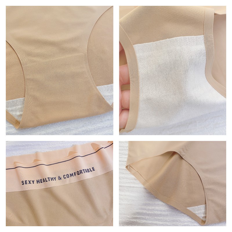 Allofme Quần Lót Nâng Mông Lưng Vừa Không Viền May Quyến Rũ Thoải Mái Cho Nữ Cỡ M-L