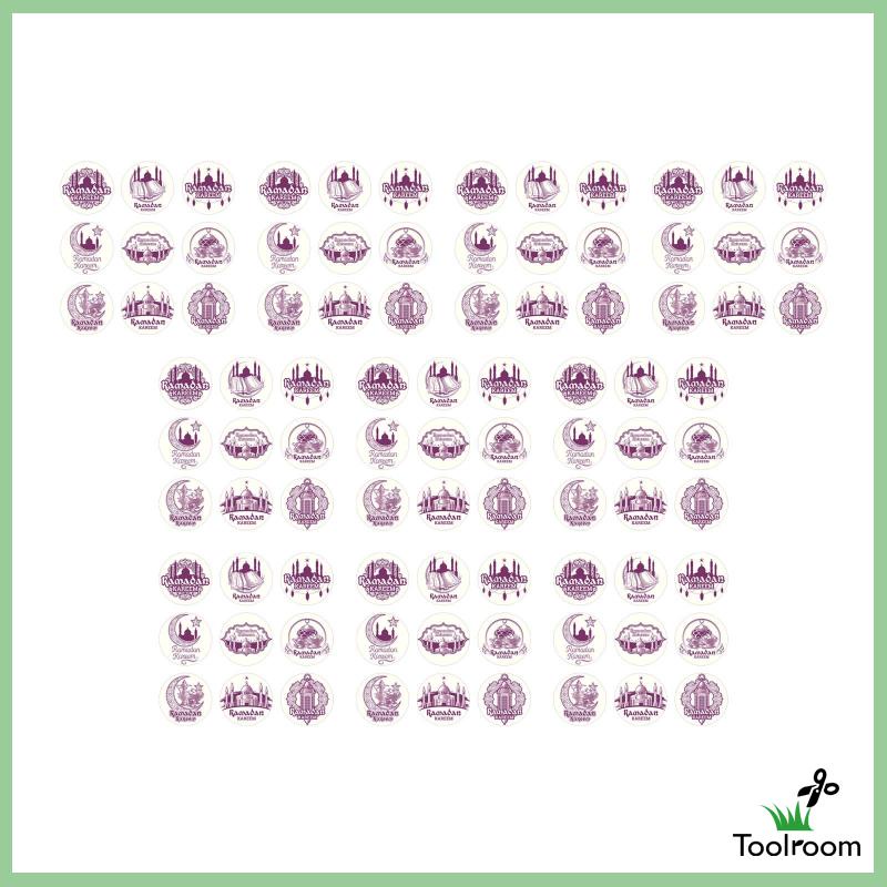 Miếng Dán Trang Trí Hình Eid Mubarak Độc Đáo