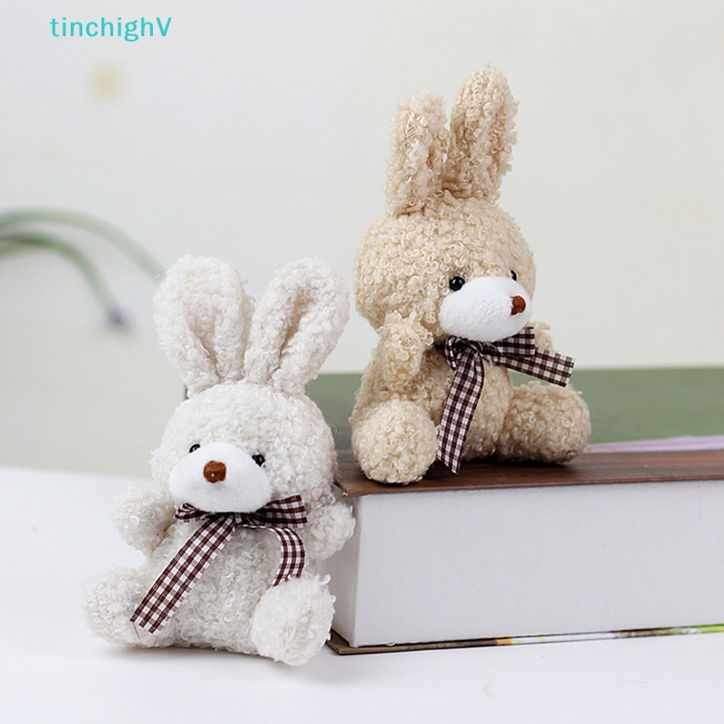 Móc Khóa Thỏ Nhồi Bông Mềm Mại Đáng Yêu 11Cm