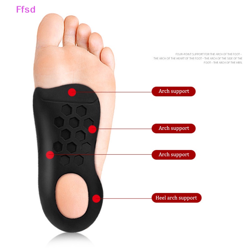 1 Cặp Miếng Lót Giày Hình Chữ O Hỗ Trợ Chỉnh Hình Bàn Chân Giảm Căng Thẳng