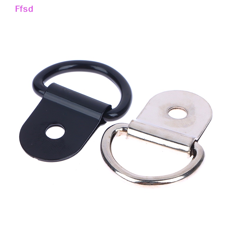 {Ffsd} Bộ 10 Móc Kéo Dây Hình Chữ D Bằng Thép Không Gỉ Hàng Bán Chạy *