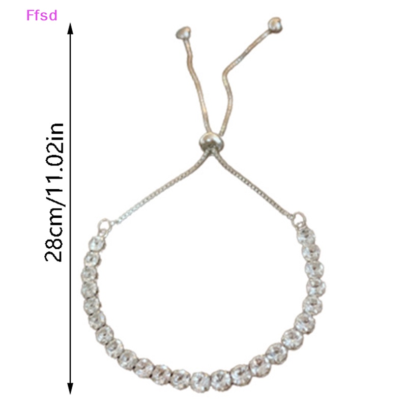 {Ffsd} Mới Vòng Tay Pha Lê Hình Học Thời Trang Có Thể Điều Chỉnh Làm Quà Tặng Đám Cưới Cho Nữ * Hàng Bán Chạy