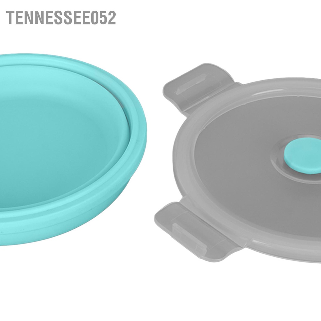 Tennessee052 Ốp Chó Bát Silicone Cấp Thực Phẩm Di Động Lớn Cho Du Lịch Ngoài Trời Đi Bộ Cắm Trại 500Ml