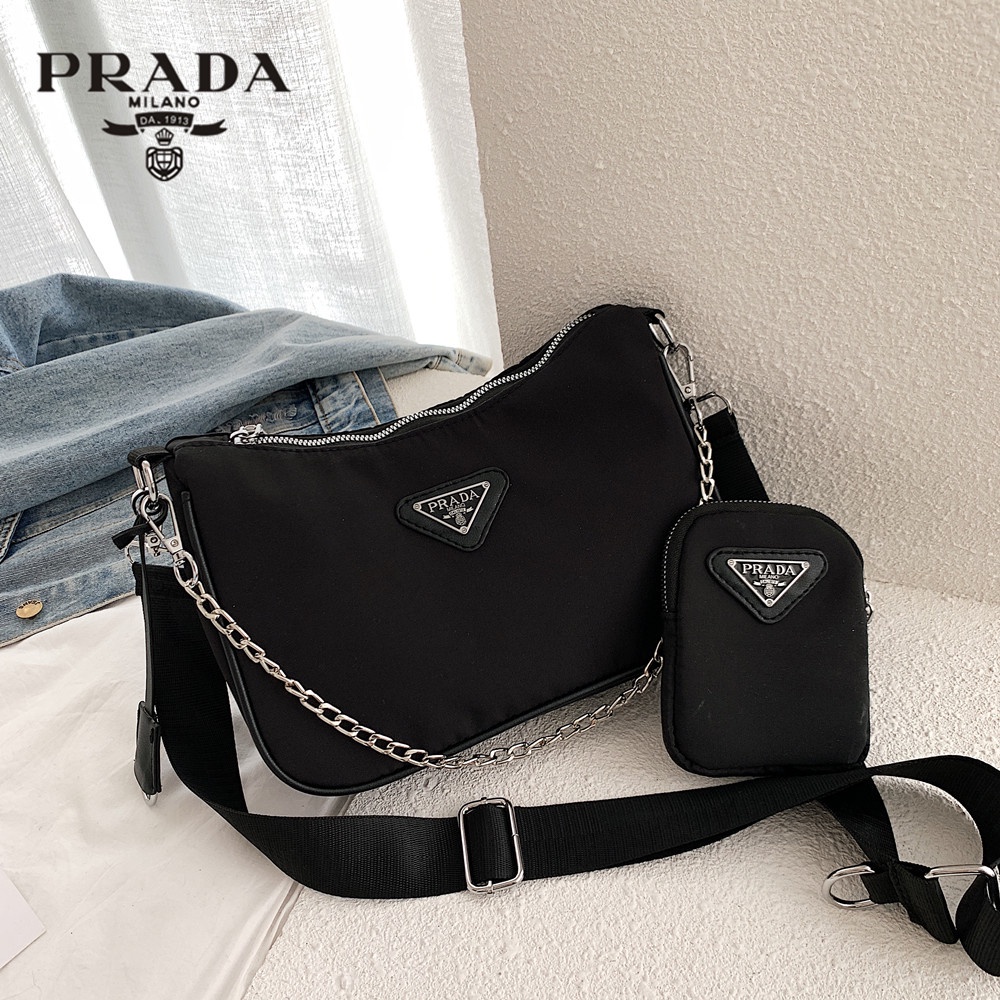 Prada151 / Túi Đeo Vai Nhỏ Gọn Tinh Tế Với Tay Cầm Cho Người Lớn / Trẻ Em
