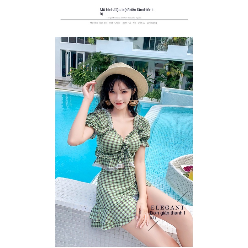 Bộ Đồ Bơi Hai Mảnh Ôm Dáng Che Bụng Thời Trang Cho Nữ
