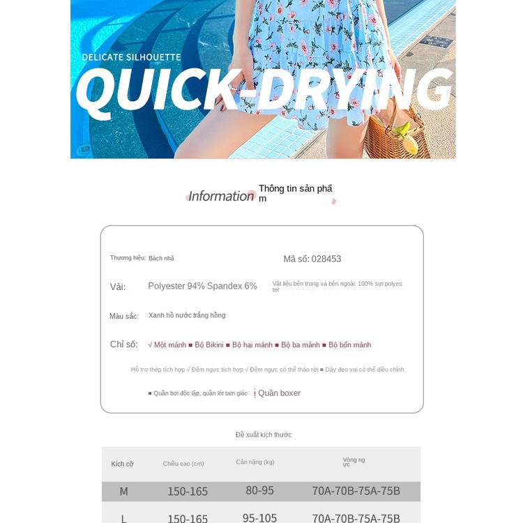 Đồ Bơi Một Mảnh Họa Tiết Hoa Thời Trang Gợi Cảm Cho Nữ