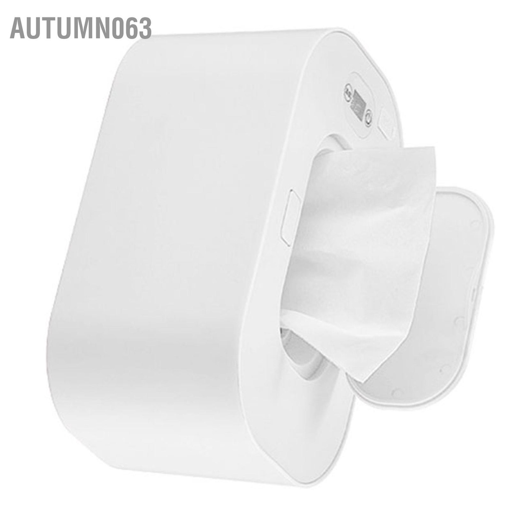 Autumn063 Baby Wipe Warmer PP Nhiệt độ có thể điều chỉnh thông minh An toàn khi sử dụng Khăn lau trẻ sơ sinh Sạc xe hơi không dây