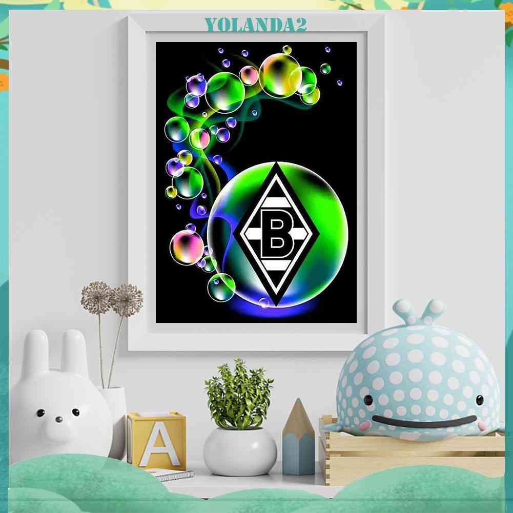 Bộ Tranh Đính Đá 5D Toàn Diện Họa Tiết Logo Độc Đáo DIY Dùng Trang Trí Nhà Cửa