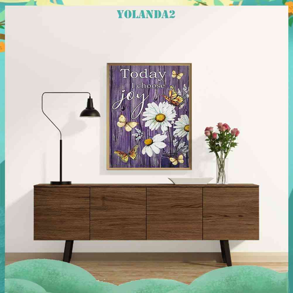 Bộ Tranh Đính Đá 5D Họa Tiết Chữ Cái Độc Đáo Diy Dùng Trang Trí Nhà Cửa