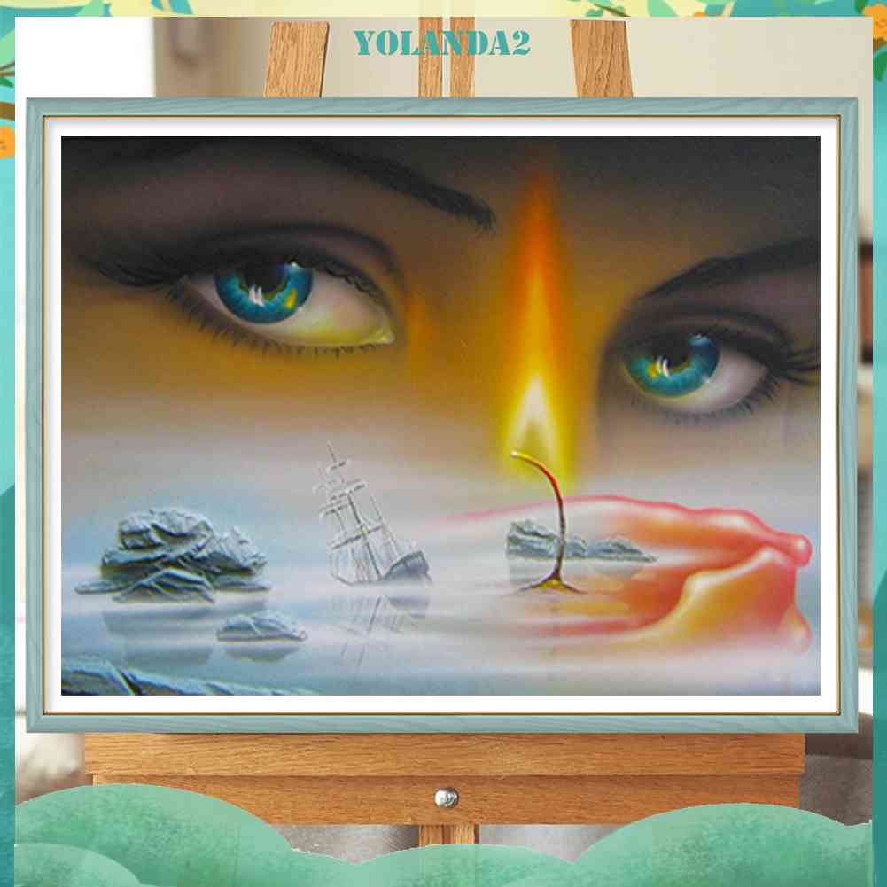 Tranh Đính Đá Kim Cương Toàn Bộ 5D DIY Hình Vẽ Nghệ Thuật Trang Trí Nhà Cửa