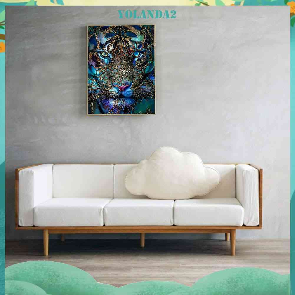 Tranh Đính Đá Kim Cương Toàn Bộ 5D DIY Hình Vẽ Hổ