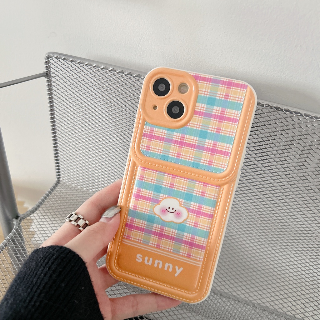 Ốp Điện Thoại TPU Dẻo Họa Tiết Hoạt Hình Đám Mây Dễ Thương Chống Rơi Cho iPhone11 12 13 14 Pro Max