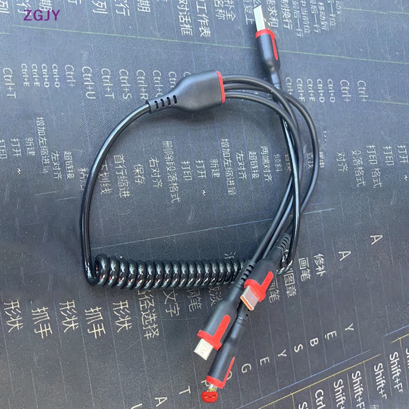 Cáp Sạc Nhanh USB 3 Trong 1 Chất Lượng Cao Có Thể Thu Gọn Cho Điện Thoại Android Mới