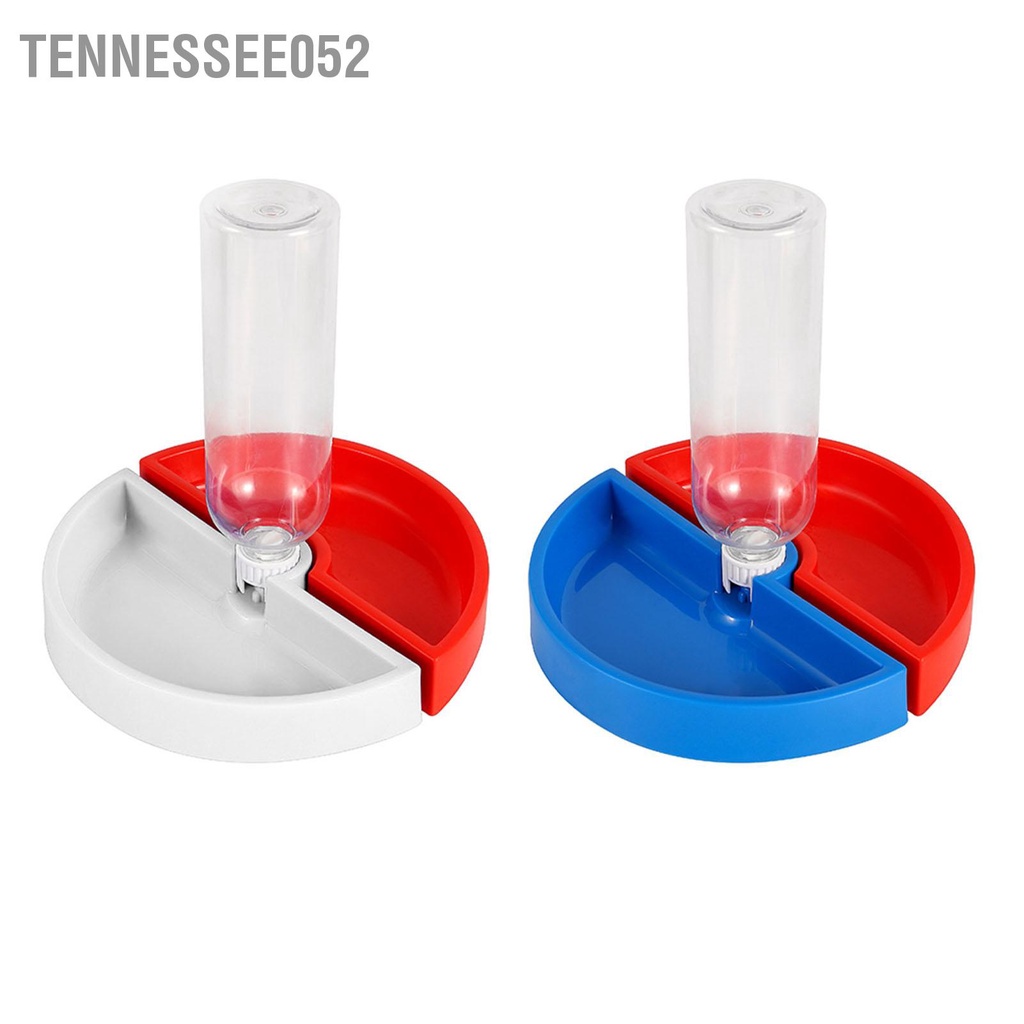 Tennessee052 Bát Thức Ăn Nước Cho Mèo Có Thể Tháo Rời Chống Trơn Trượt Dung Tích Lớn Bộ Đĩa Thú Cưng Với Bình Trong Nhà