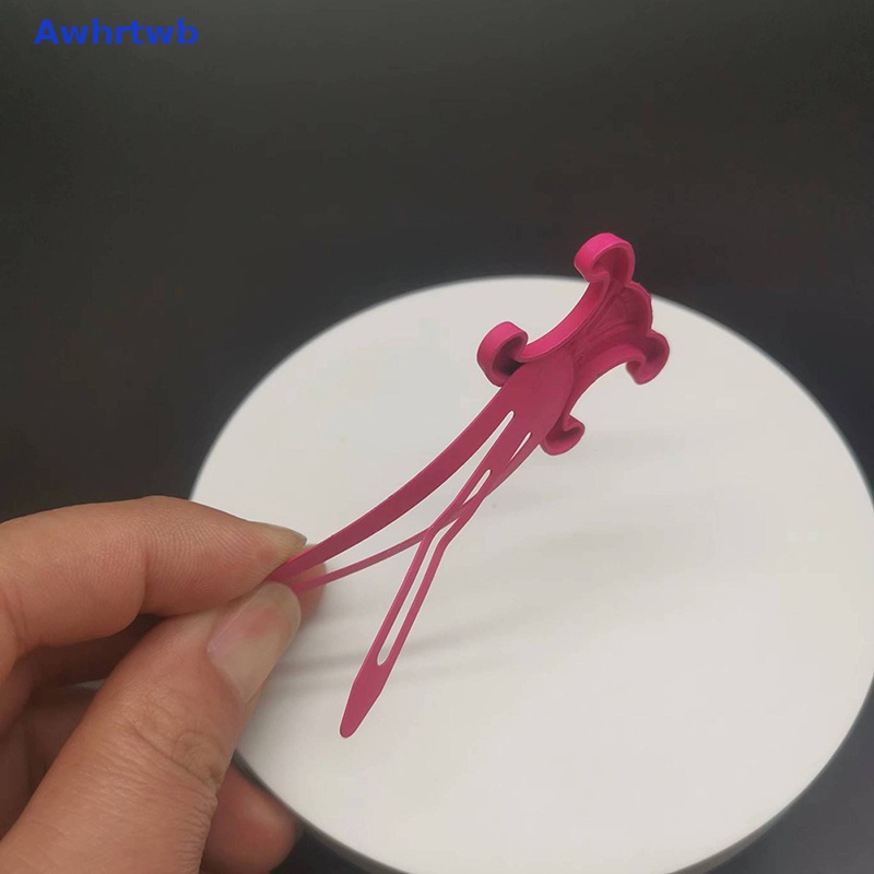 Kẹp Tóc Kim Loại Màu Vàng 8cm Phong Cách Hàn Quốc Cho Nữ Mới